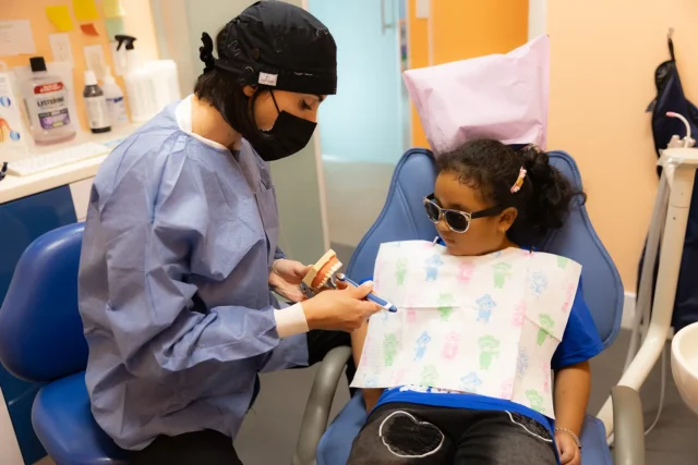 Teeth Cleaning Instructions for a young patient at Six Point Dental